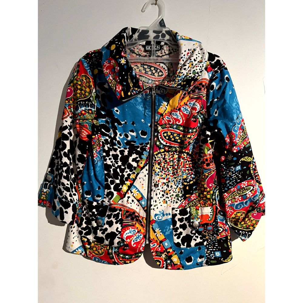 Berek Jacket Medium Colorful Wearable Art Artsy‎